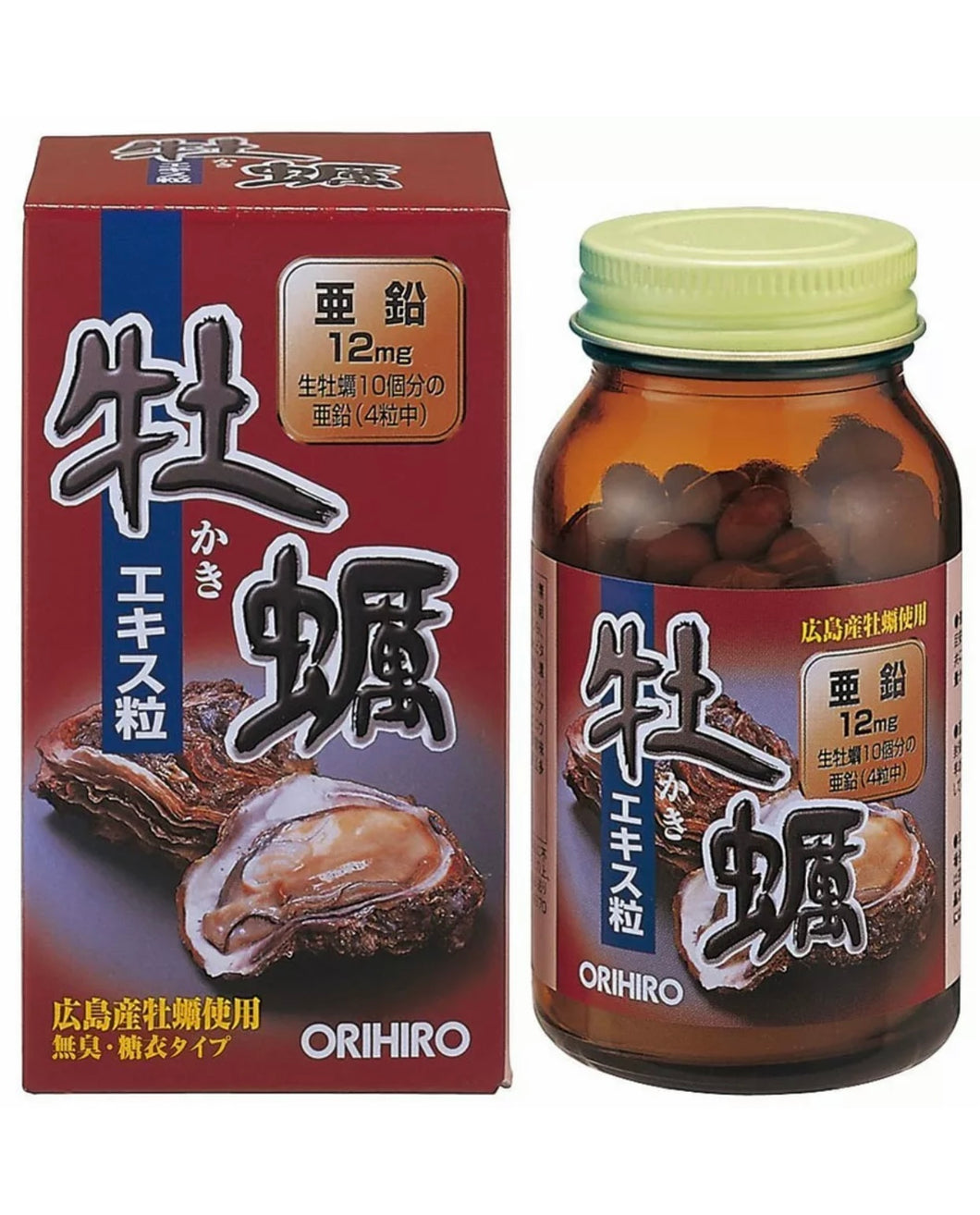 Orihiro Oyster Extract 120 tablets