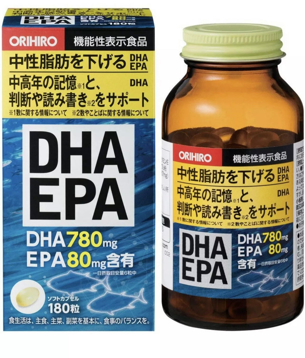 ORIHIRO DHA EPA 180 Tablets