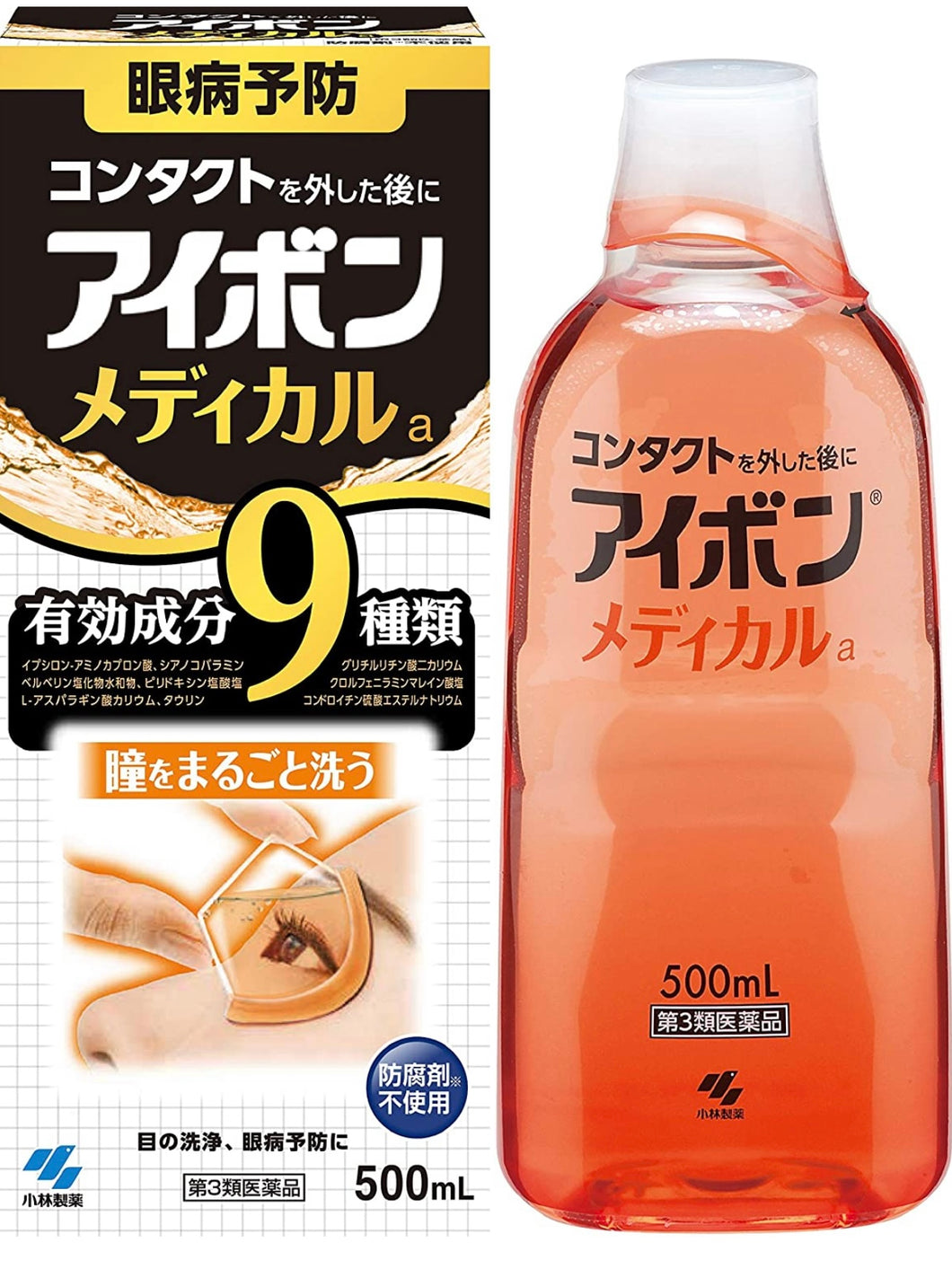 Kobayashi Eyebon Medical Eye Wash Liquid 500ml