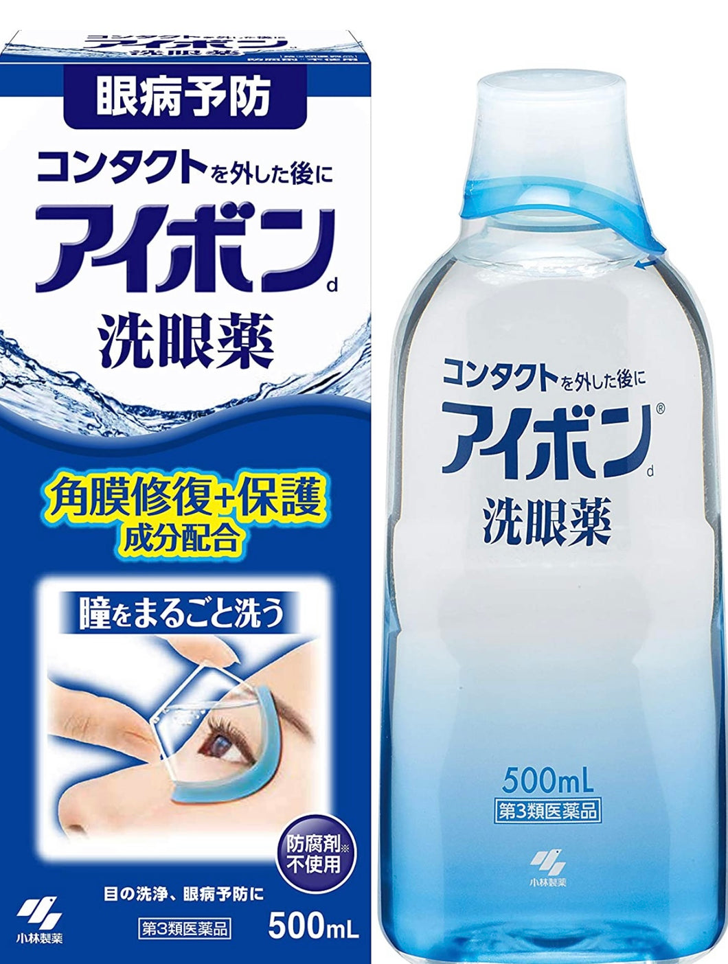 Kobayashi Eyebon Eye Wash Liquid 500mL